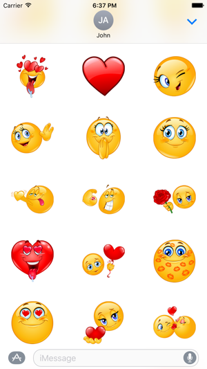 Love Smiley Emoticon Pack