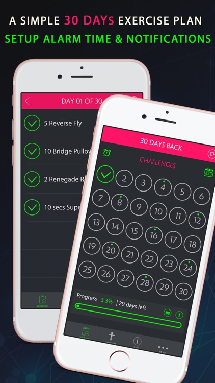 30 Day Back Fitness Challenges ~ Daily Workout screenshot-3