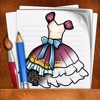 Draw And Paint Dresses For Dolls