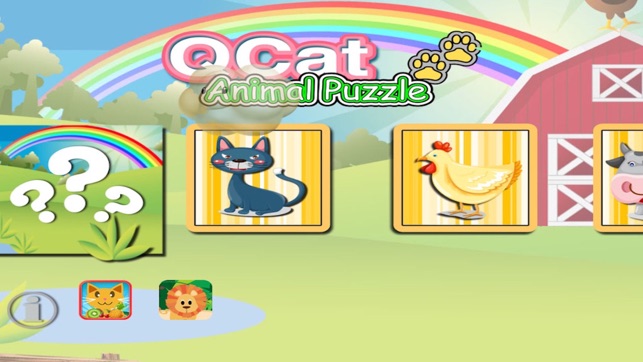 QCat 動物園拼圖遊戲