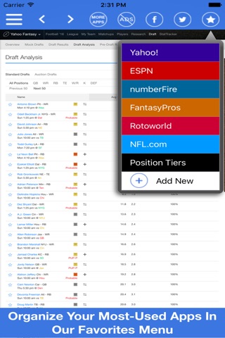 Fantasy Football All In One screenshot 2