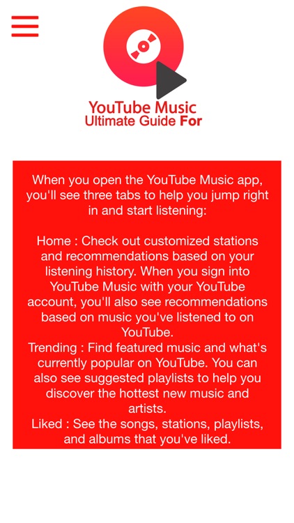 Ultimate Guide For YouTube Music screenshot-3