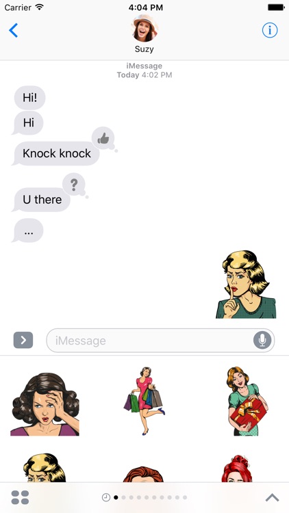 Retro Pop Art Stickers for iMessage