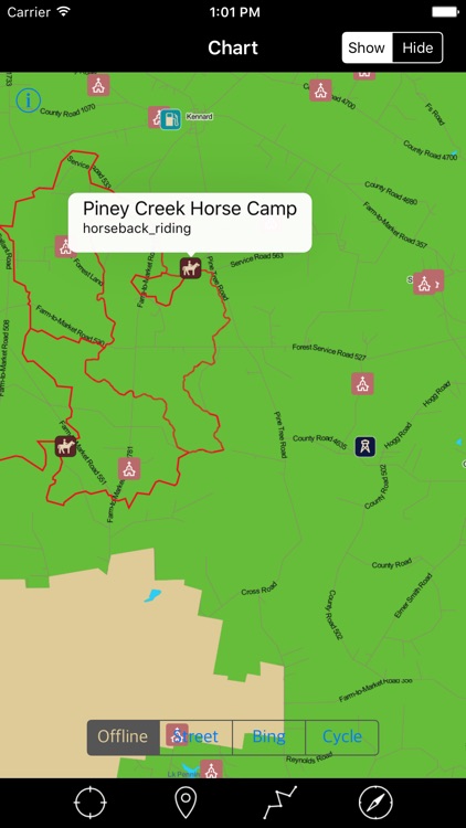 Davy Crockett National Forest – Offline Navigator