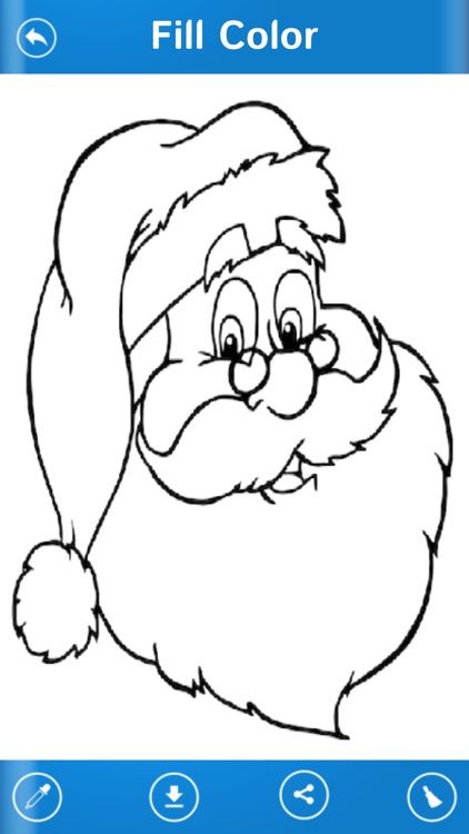 Santa And Christmas Coloring Book Game For Kids