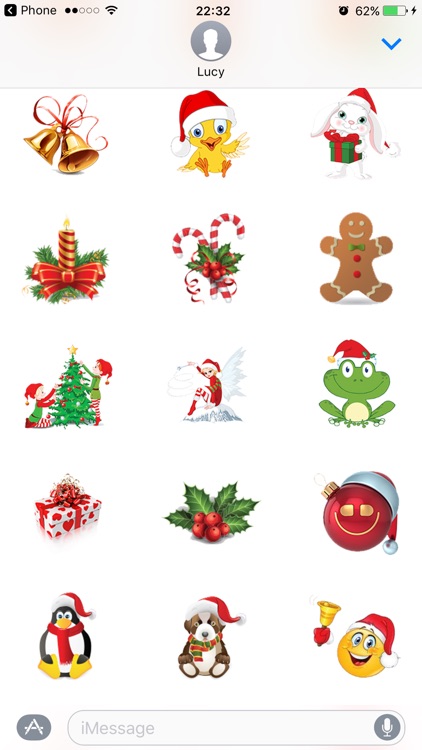 Christmas Stickers Santa Pack for texting screenshot-4