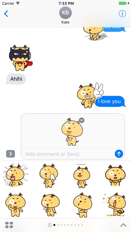 Devil dog animated emojis - Fx Sticker screenshot-4