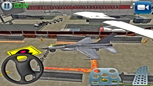停車噴氣機場3D真正的模擬遊戲2016年(圖3)-速報App