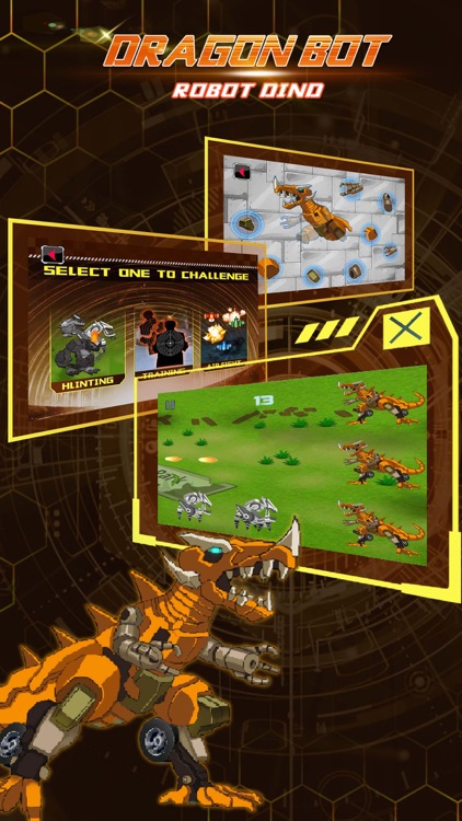 Dragon Bot Mech: Robot Dinosaur& Mechanics Animals Gun Shooting Game screenshot-3