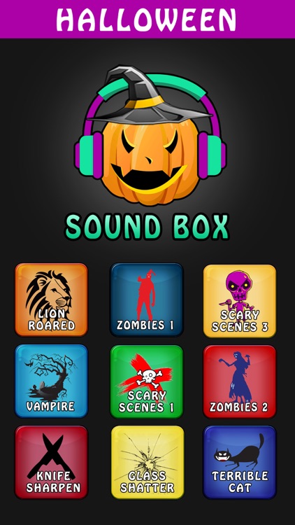 Halloween Sounds & Scary Ringtones Box for iPhone