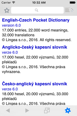 Lingea Anglicko-český kapesní slovník screenshot 4