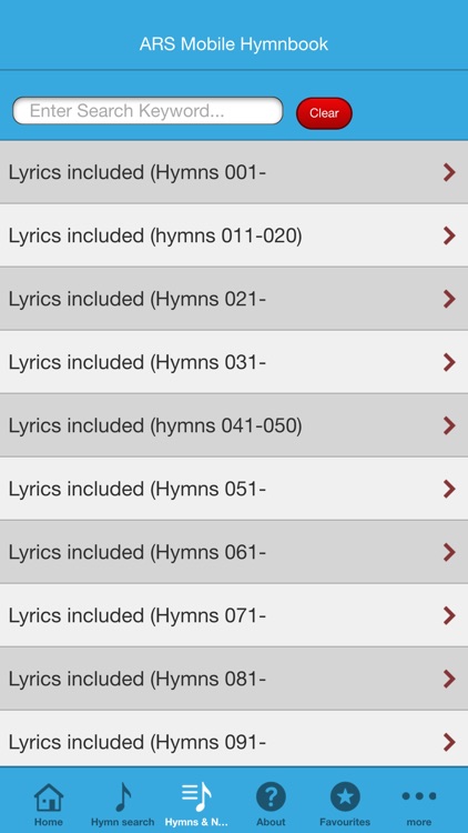 New ARS Hymnbook screenshot-3