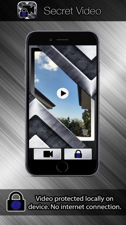 Secret Video Touch ID and Password Protection Vault