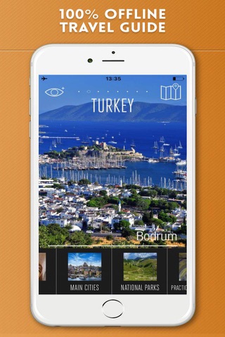 Turkey Travel Guide with Offline City Street Map - náhled