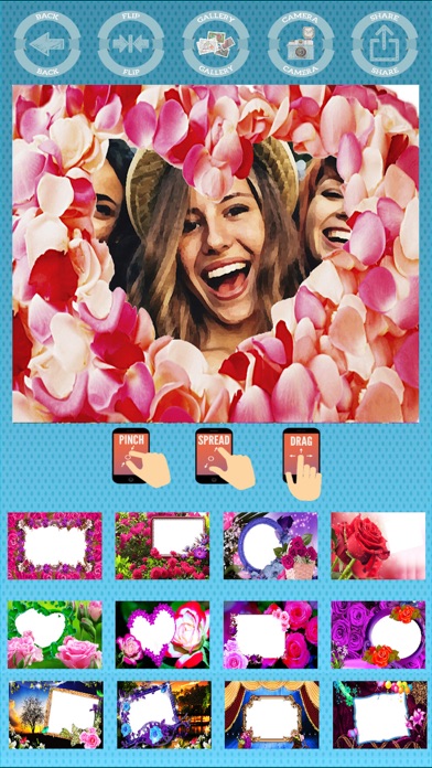 Flowers frames to cards screenshot 3