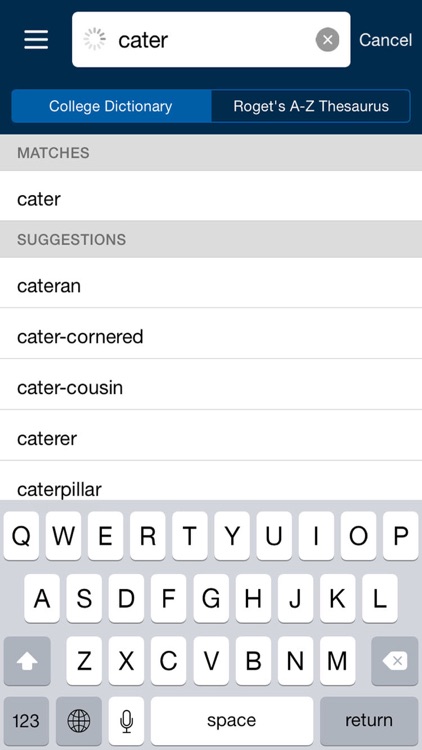 Webster's College Dictionary and Thesaurus screenshot-4