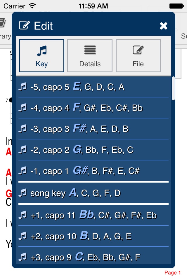 GuitarTapp ChordPro screenshot 4