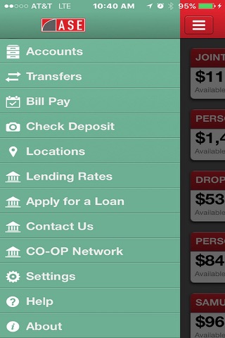 ASE Credit Union Mobile screenshot 2