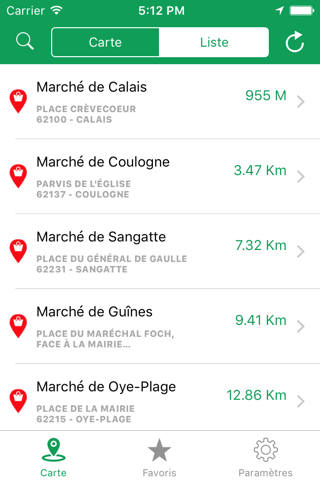 Mes Marchés screenshot 2