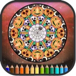 Halloween Mandala Coloring