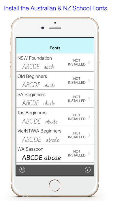 How to cancel & delete Australian/NZ School Fonts To Install from iphone & ipad 1