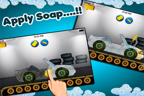 car wash salon – free speed racing game for kids screenshot 3
