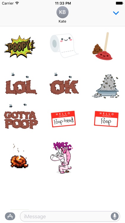 Poop Stickers