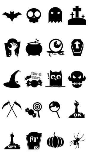 Halloween Mood Stickers 4 Trick or Treating Chats(圖5)-速報App