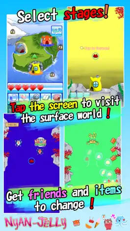 Game screenshot Nyan-Jelly  Get & Float: Decorate with sweets! apk