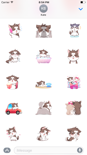 Cute Husky Dog Sticker(圖2)-速報App