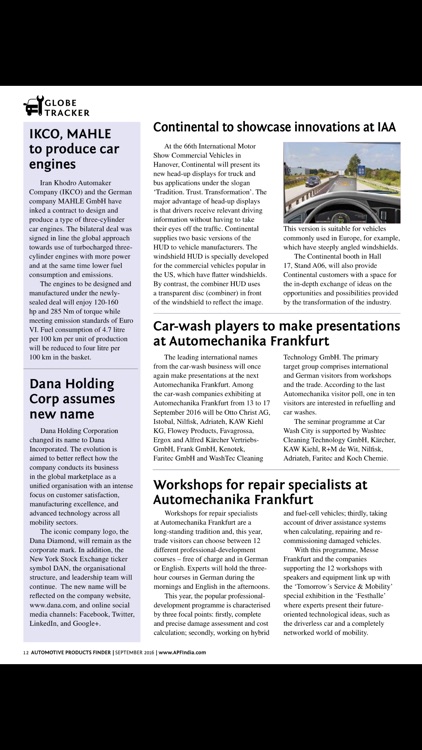 Automotive Products Finder Mag