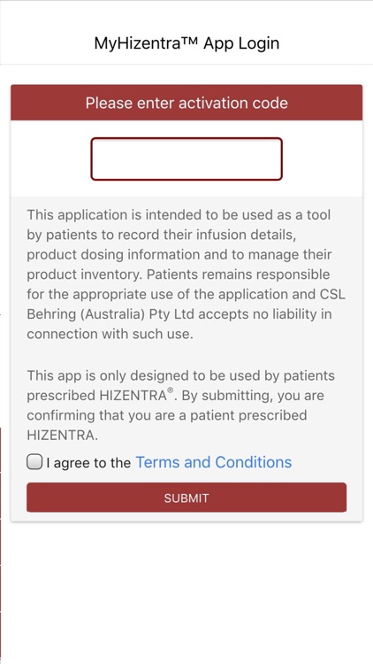 MyHizentra™ Patient App