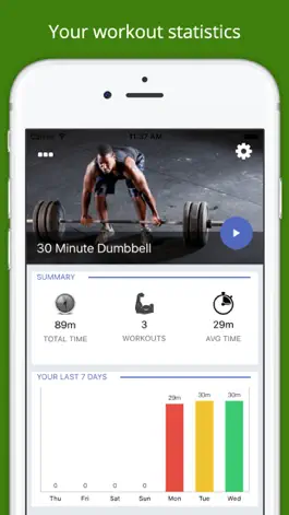 Game screenshot 30 Min Dumbbell Workout Challenge Free Lose Weight mod apk