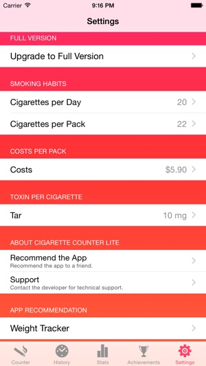 Cigarette Counter Lite - How much do you smoke?(圖5)-速報App