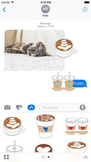 Coffee stickers - love heart friends sticker pack(圖1)-速報App