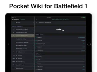 Imágen 1 Pocket Wiki for Battlefield 1 iphone