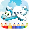 Aircraft Coloring for Kid & Adult -Pages Education