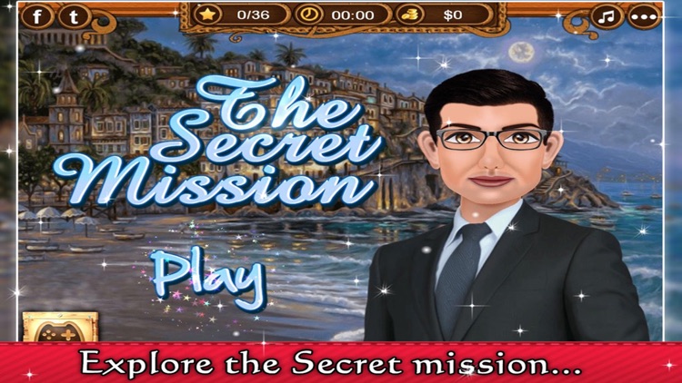 The Secret Mission - Hidden Objects game for kids and adults