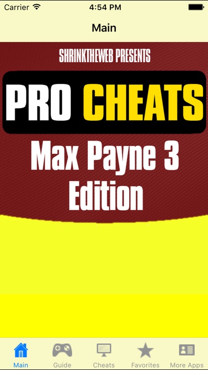 Pro Cheats - Max Payne 3 Edition