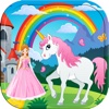 Pony Princess Fairy Coloring Book for Little Girls
