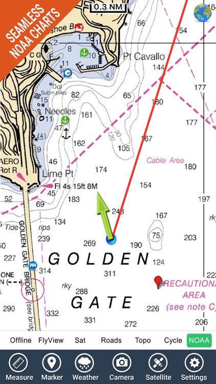 Marine : California HD GPS Map Navigator