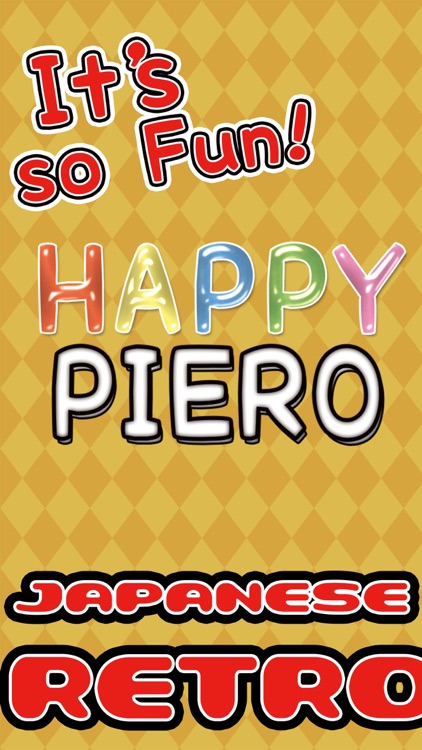 Happy Piero -Japanese game center retro game-