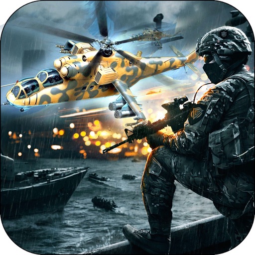 Gunship Helicopter Air Attack Pro- War Game