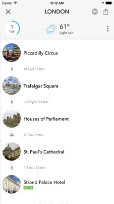 Screenshot 5 Londres - mapa sin conexión con guías de ciudades iphone