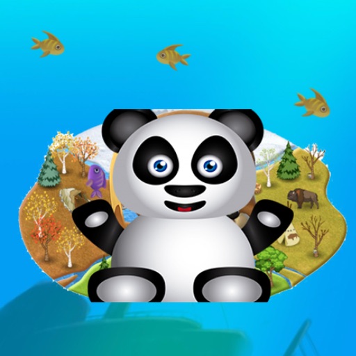 Panda diver icon