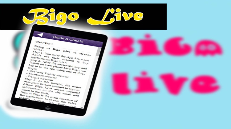Guide for Bigo Live