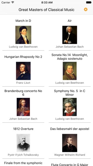 Great Masters of Classical Music – Audio