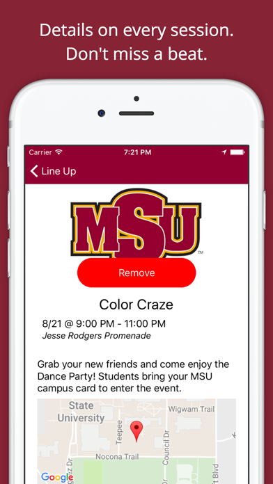 How to cancel & delete MSU & MORE: Midwestern State University Events from iphone & ipad 4