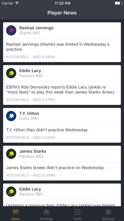 BallHawk: Fantasy Football Companion