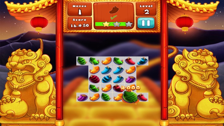 The Lion Dance Match The Fire Crackers Puzzle screenshot-3
